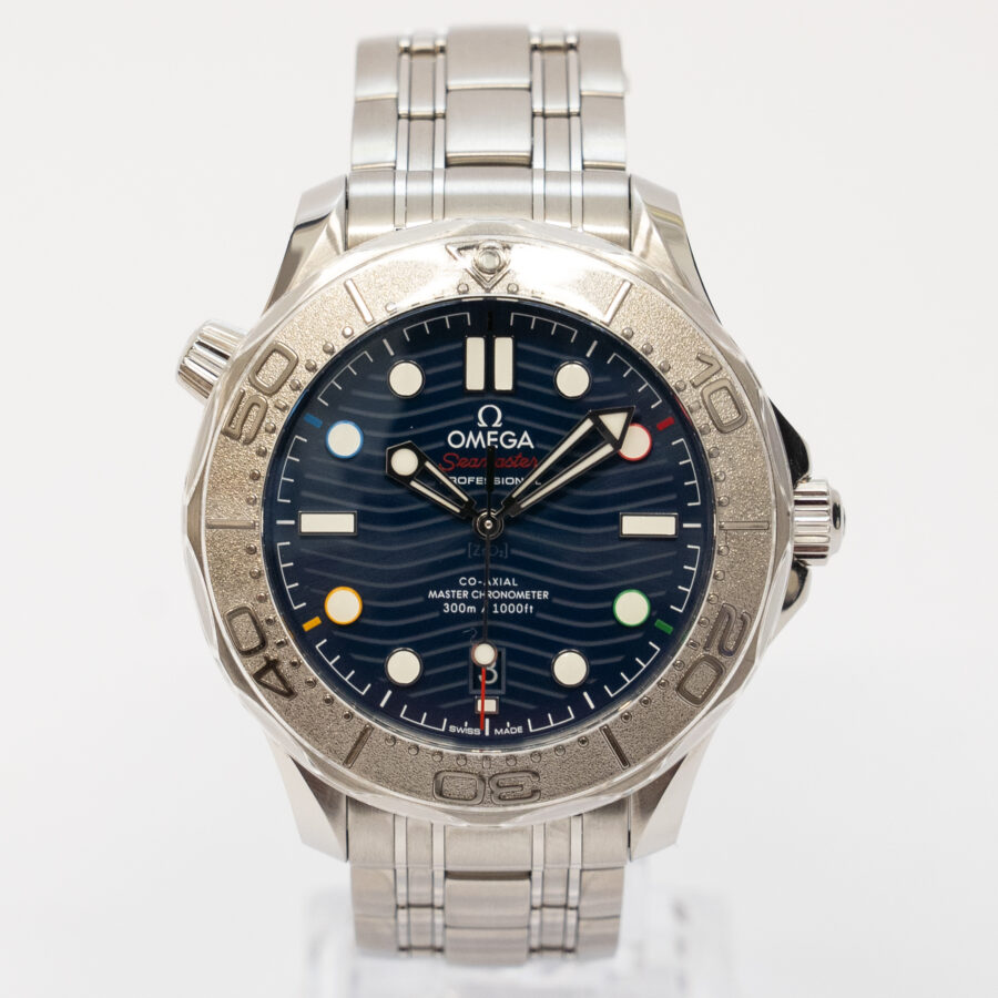 Omega SEAMASTER DIVER 300 BEIJING 2022 REF 522.30.42.20.03.001 (2021) BOX AND PAPERS