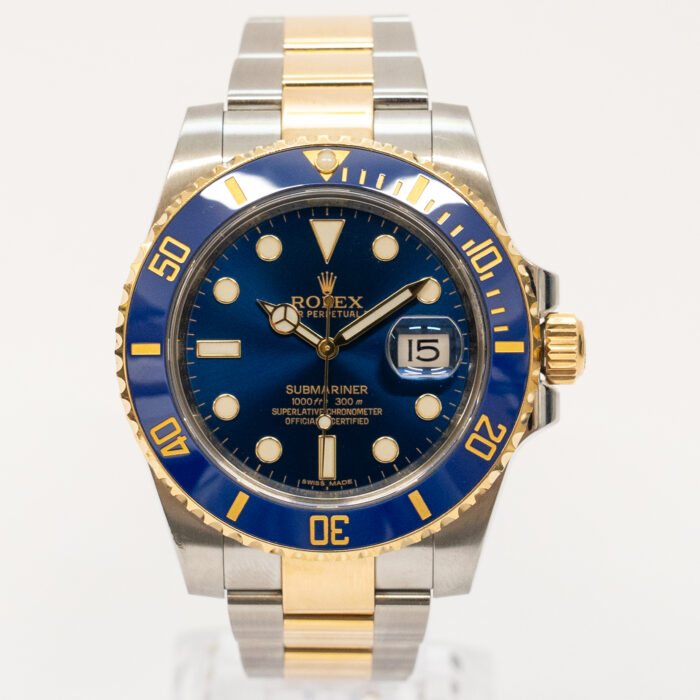 SUBMARINER DATE REF 116613LB (2015) BOX AND PAPERS