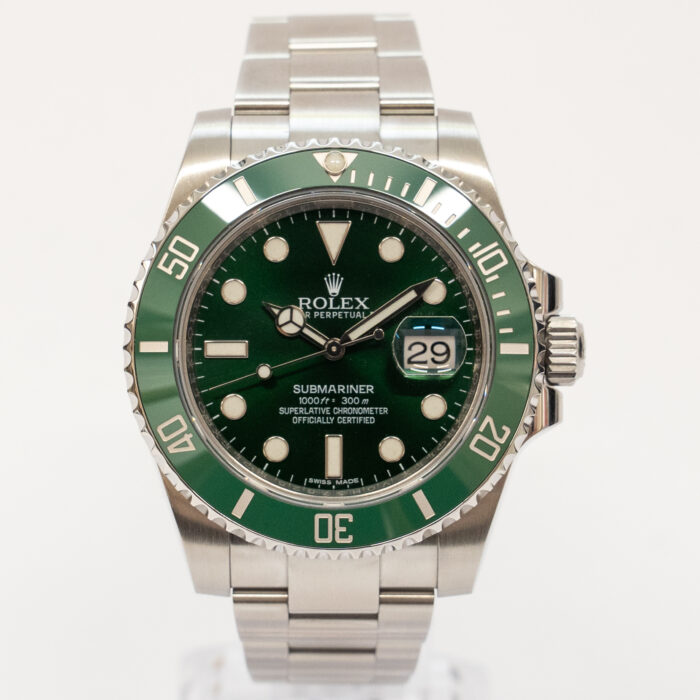 Rolex SUBMARINER DATE REF 116610LV (2015) FULL SET AND ROLEX SERVICE PAPERS