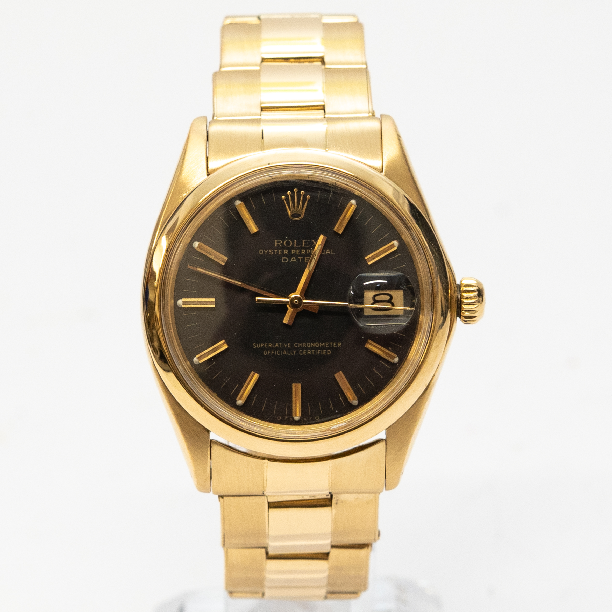 Rolex OYSTER PERPETUAL DATE REF 1500/8 (1974) Watches of Distinction