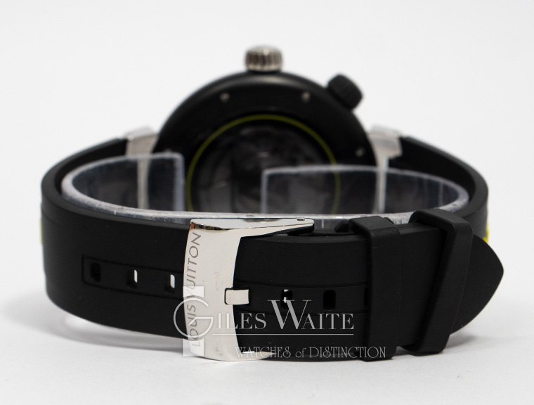 Watches: modern - Montre Louis Vuitton Tambour Street Diver QA 121 Skyline  Bleu Couleur 44 mm Automatique