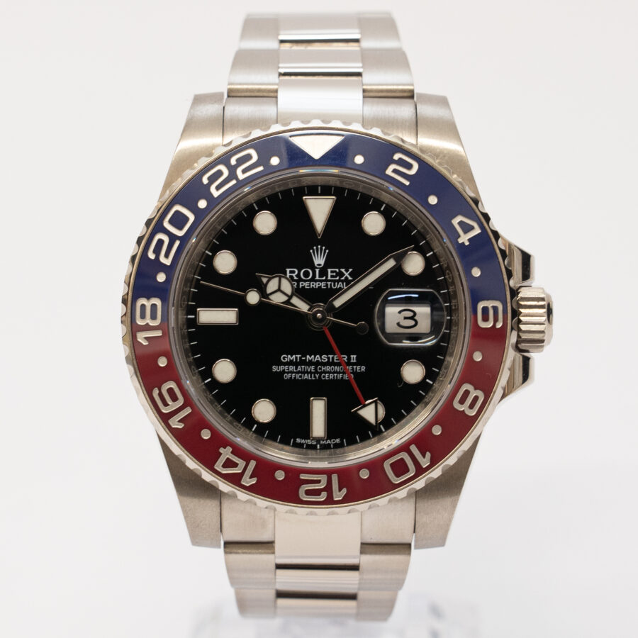Rolex GMT MASTER II REF 116719BLRO 'PEPSI' (2015) BOX AND PAPERS