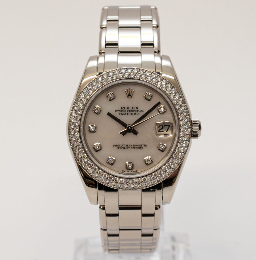 Rolex PEARLMASTER DATEJUST 34 REF 81339 (2001) BOX AND PAPERS