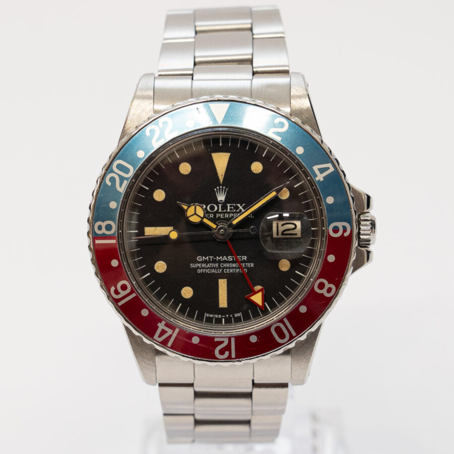 Rolex GMT MASTER REF 1675 (1977) BOX AND PAPERS
